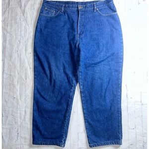 EUC Women’s 20P LL Bean Double L Relaxed Fit Lined Denim Jeans